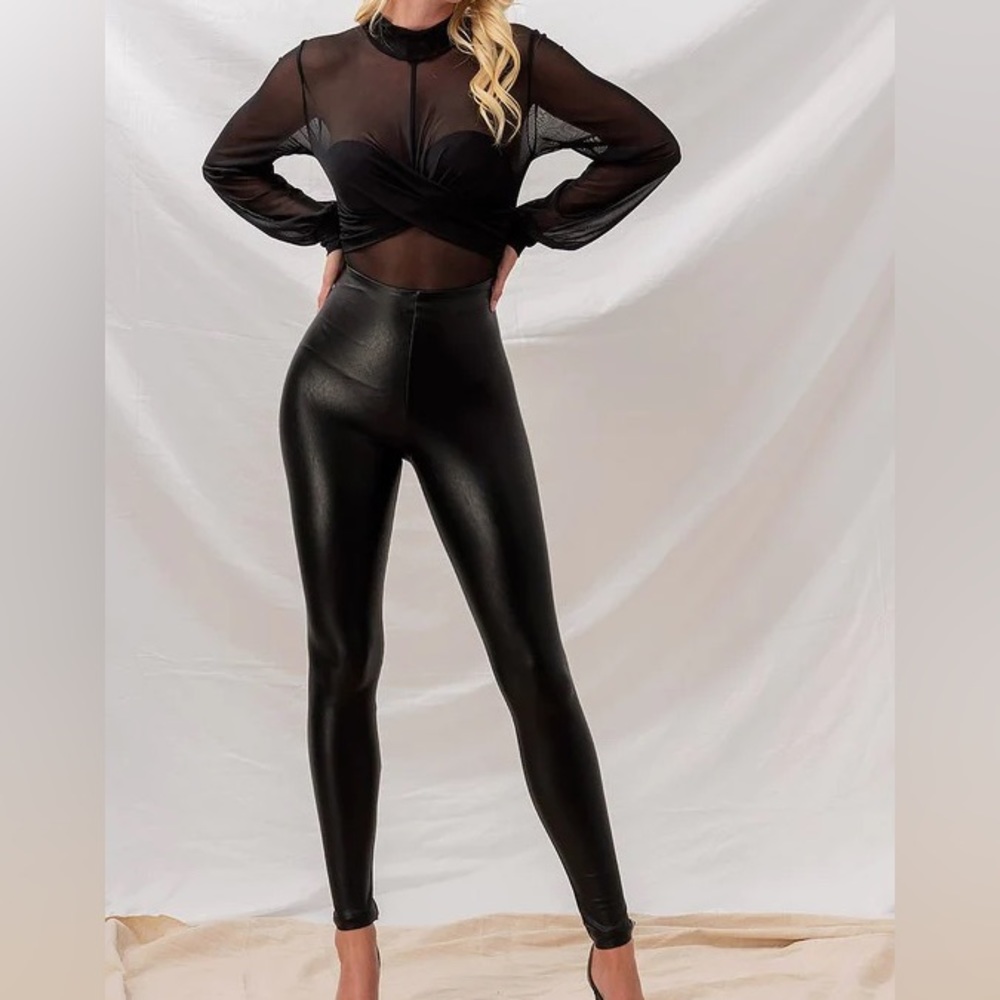 Faux Leather Leggings